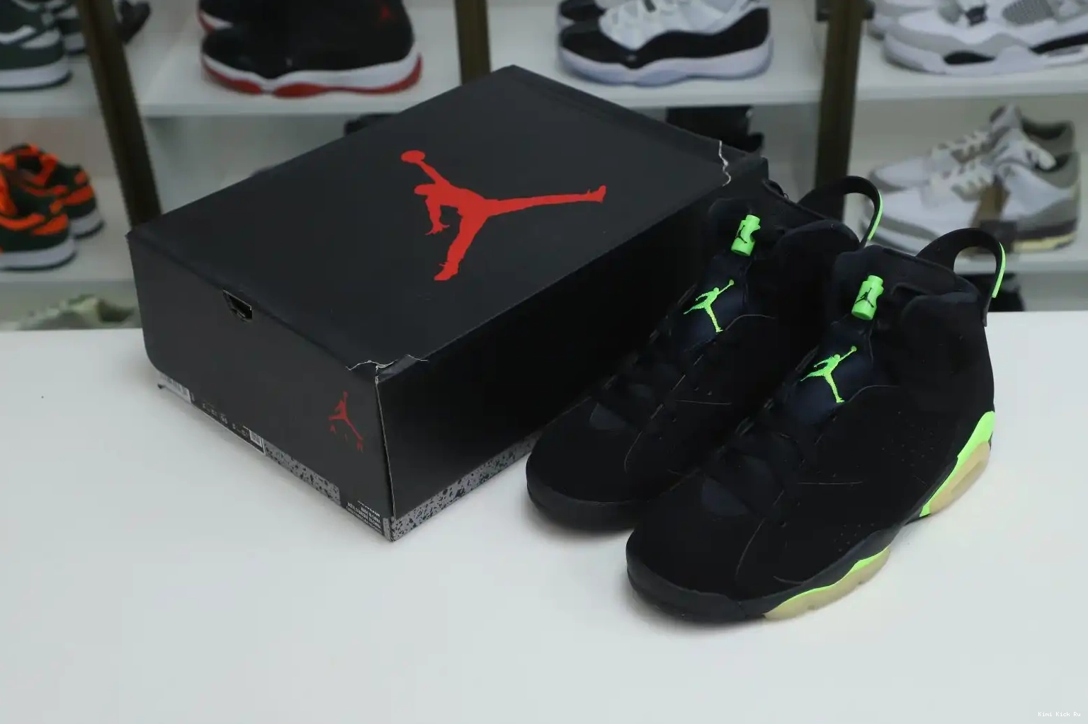JORDAN AIR RETRO 'ELECTRIC 6 Kimikick GREEN' 0513